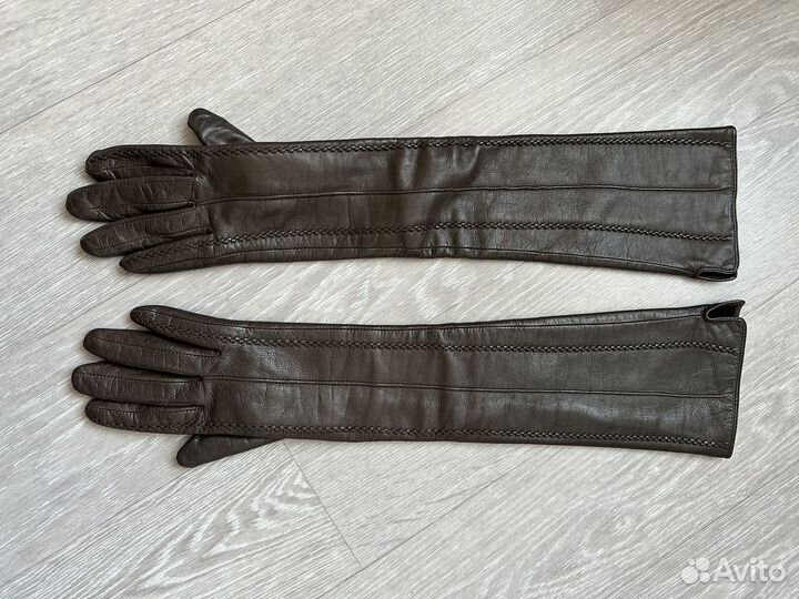 Перчатки длинные, размер - 6,5