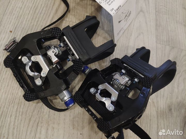 Контактные педали,педали мтб, Новые. Spd, от