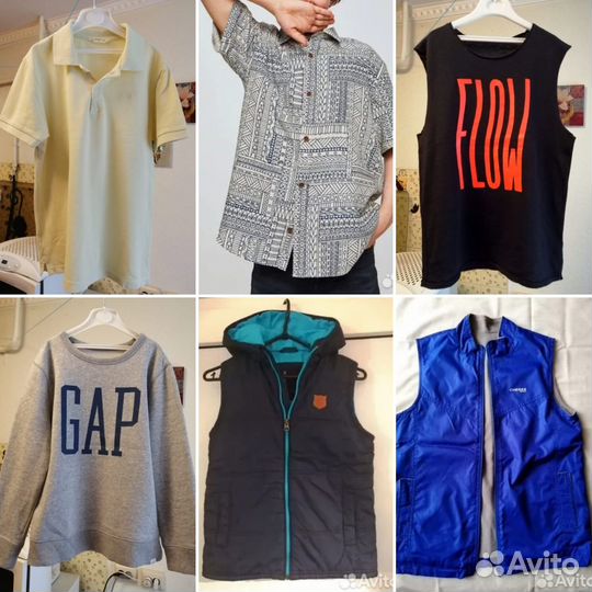 Рубашка, жилеты, свитшот, поло, майка р.140