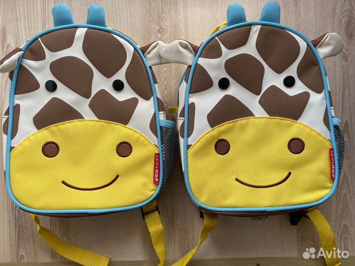 Рюкзак детский с поводком для двойни