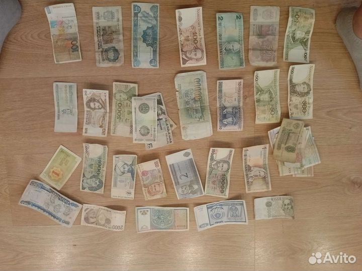 Коллекционные Европейские Купюры и монеты