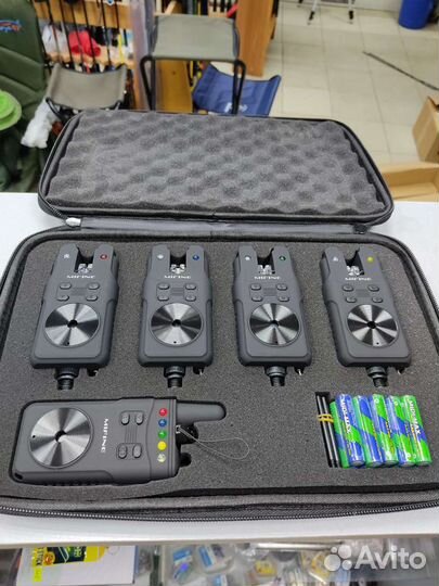 Сигнализаторы поклевки с пейджером 4+1 Mifine