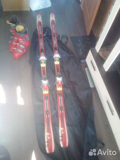 Лыжи горные с креплением Salomon's