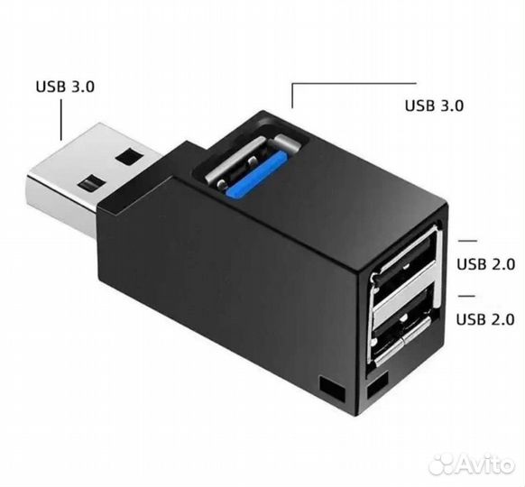 Usb hub 3.0 - 2.0, разветвитель