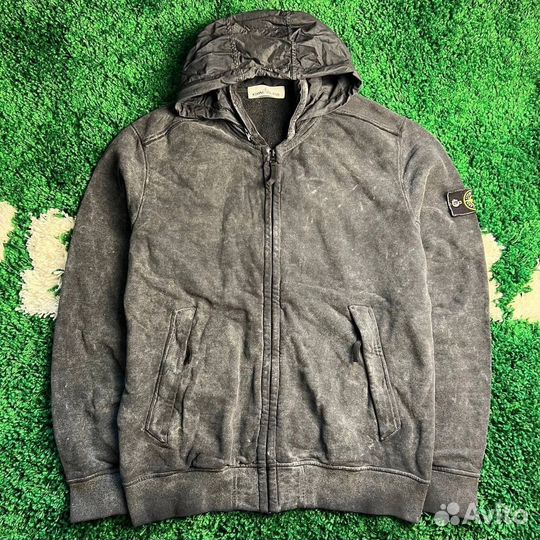 Худи Stone Island Zip Hoodie Frost Dyed