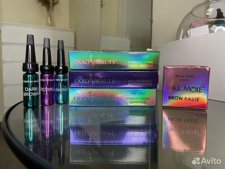 Хна для бровей EkkoBeauty