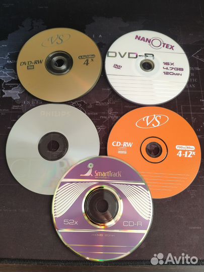 Болванки DVD-RW диски