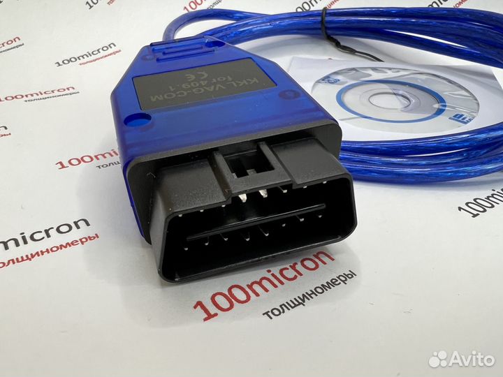 Кабель сканер VAG COM KKL 409.1 чип ft232rl