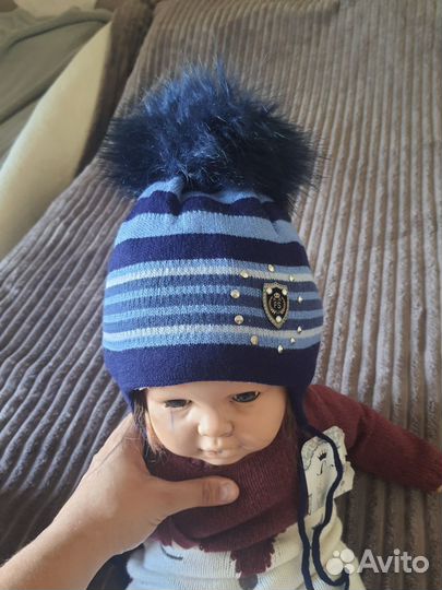 Шапка зимняя на мальчика