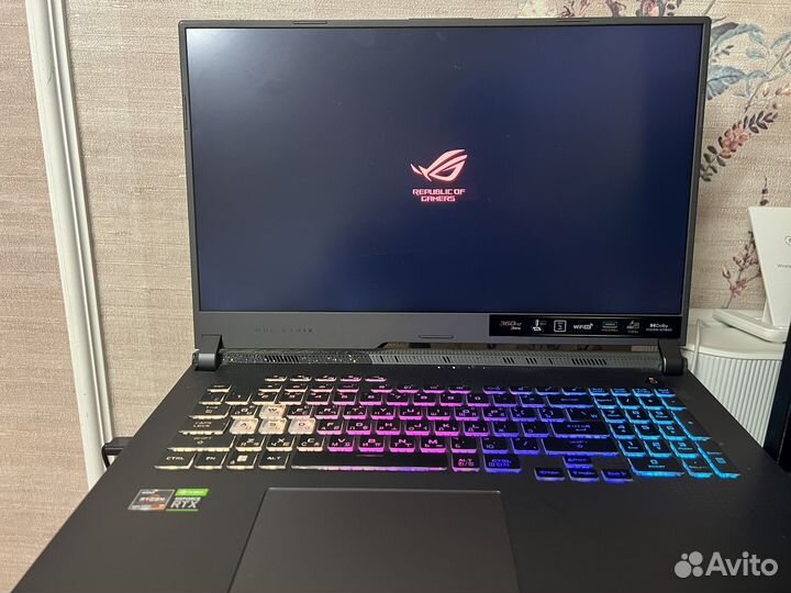 Игровой ноутбук asus ROG Strix G17 G713RM-KH053