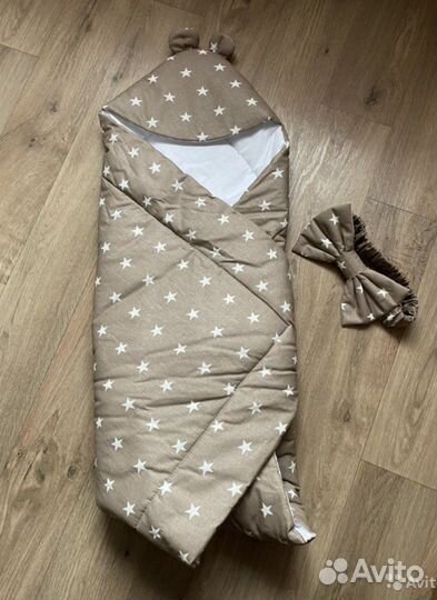 Новое Одеяло на выписку с бантиком