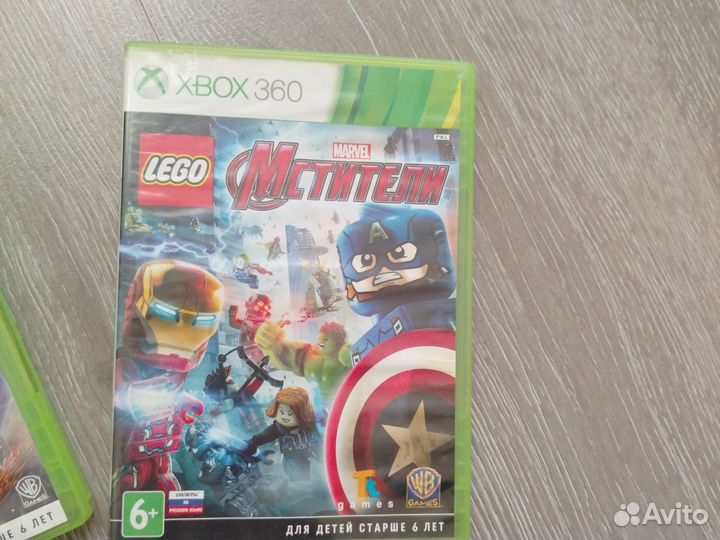 Диски на xbox 360 - Lego Мстители, Тачки 3