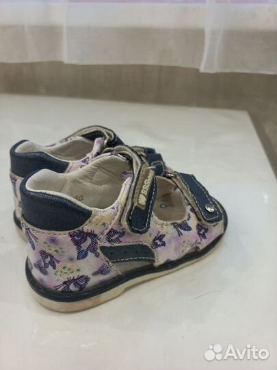 Сандалии для девочки 21 размер