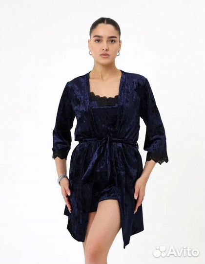 Пижама велюр 4 в 1