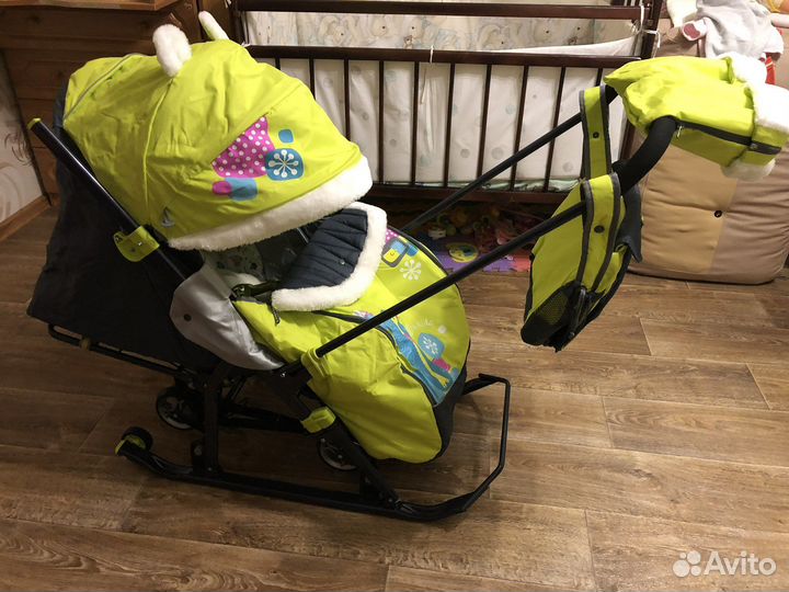 Коляска санки