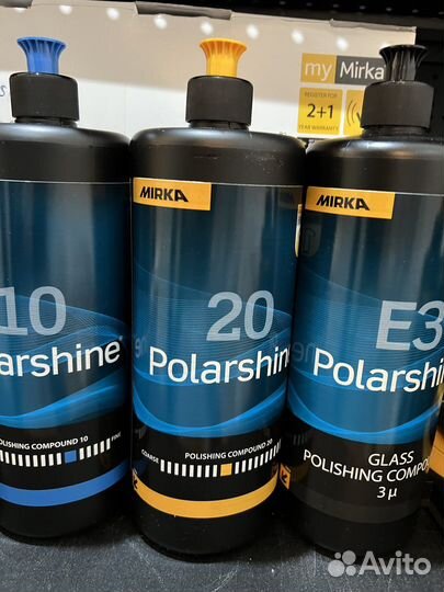 Полировальная паста mirka E3 для полировки стекла