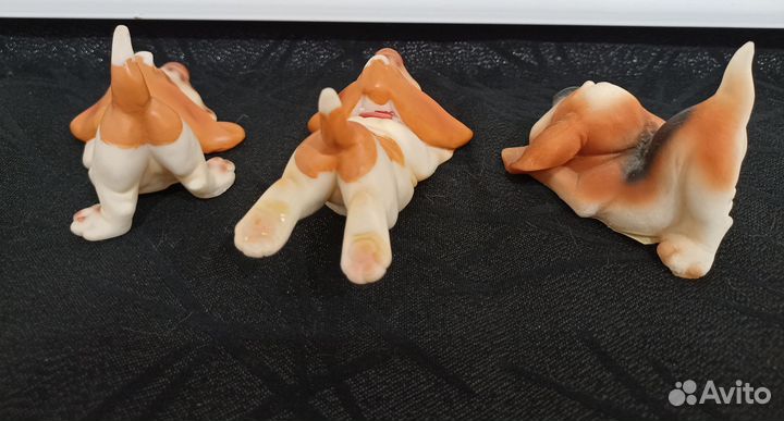 Фигурки собак, статуэтки бассет хаунд