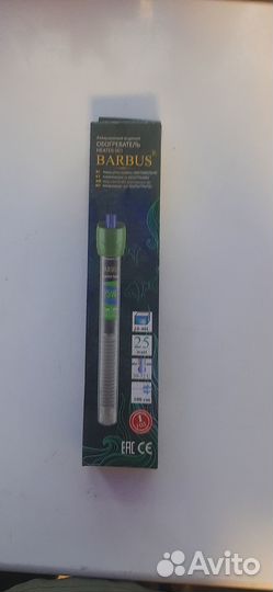 Аквариумный обогреватель и угольный наполнитель