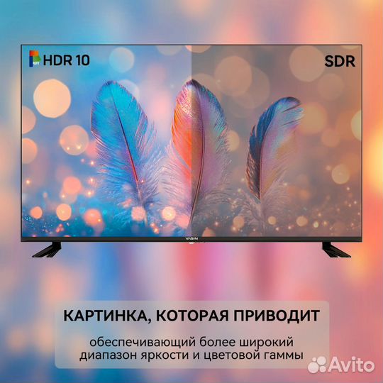 Телевизор смарт новый как LG 1 год гарантии