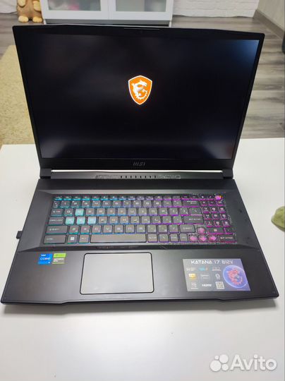 Игровой ноутбук msi katana 17 b12vfk