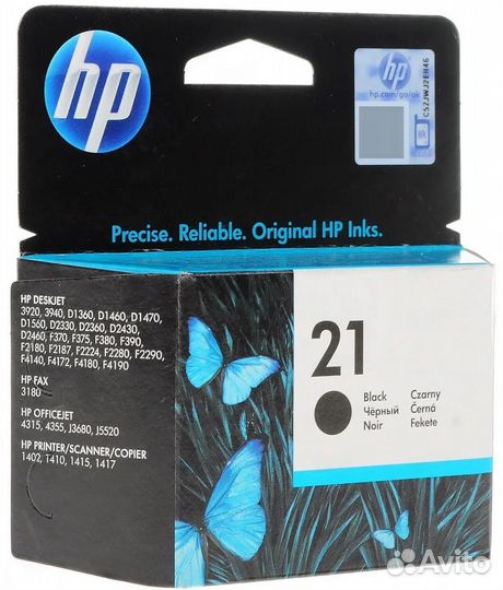 Картридж HP 21 (C9351AE) черный