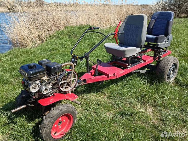 Прицеп для мотоблока самодельный пассажирский