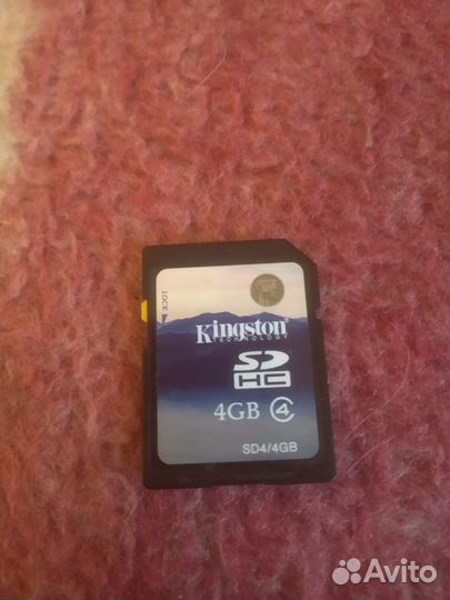 Карта памяти micro sd 4 gb