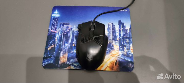 Игровая мышь,коврик в подарок