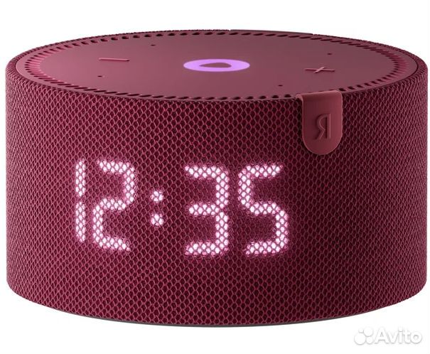 Умная колонка Яндекс Станция Мини с часами с Алисо