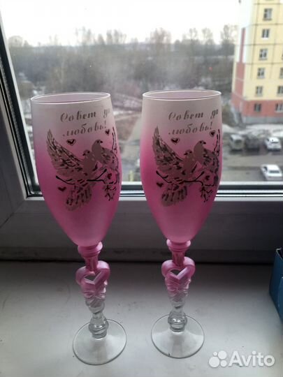 Свадебные бокалы