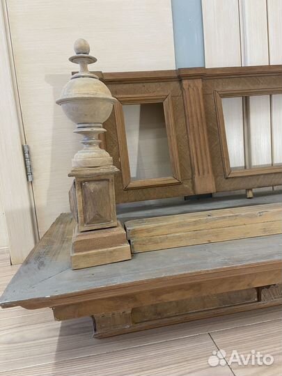 Буфет запчасти, орех красное дерево. Резьба