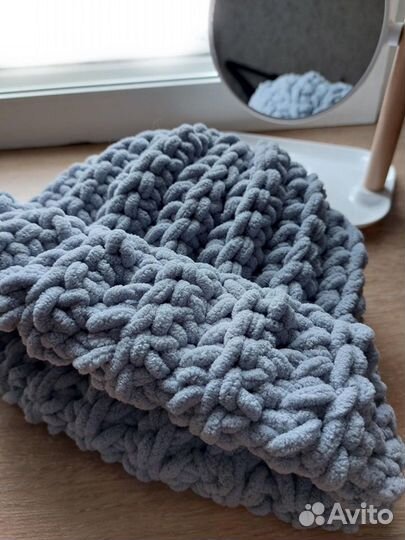 Пряжа для вязания плюшевая