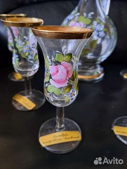 Штоф с рюмками хрусталь