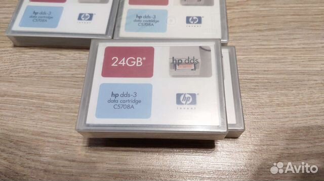 2 картриджа DDS-3 data cartridge 24GB (C5708A)