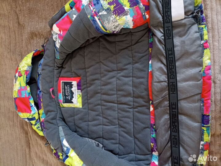 Зимний костюм для девочки 128