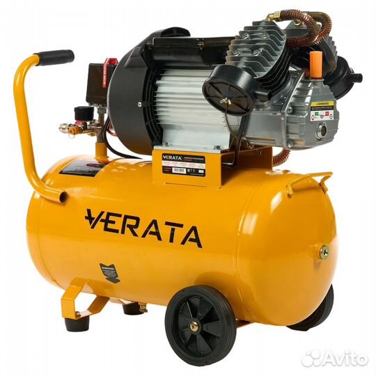 Компрессор масляный Verata 50 л, 440 л/мин, 10 бар, 2.2 кВт