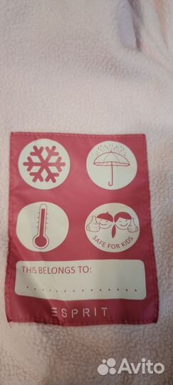 Куртка Esprit для девочки р.86