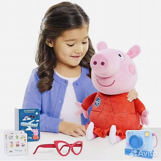 Свинка Пеппа — Плюшевая игрушка Туристка