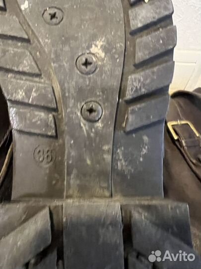 Сапоги коричневые осенние 36 с Yoox