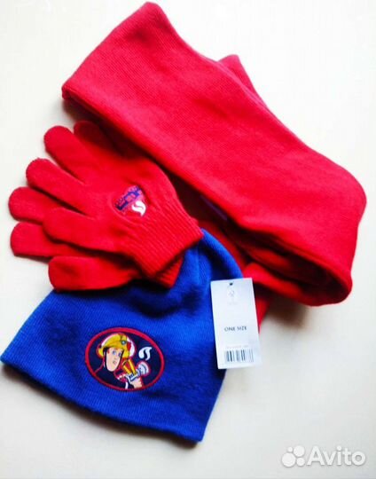 Комплект шарф+шапка+перчатки