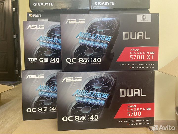 Видеокарта Asus Dual 5700 XT OC 8GB