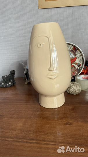 Ваза для цветов большая керамика Trapini