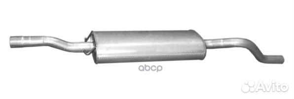 Глушитель средняя часть 13187 Polmostrow