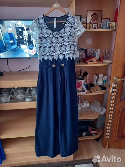 Платье длинное