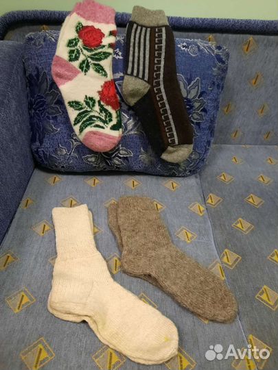 Носки женские и мужские шерстяные новые