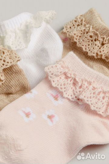 Носки H&M оригинал, 4 пары 10-12 размер