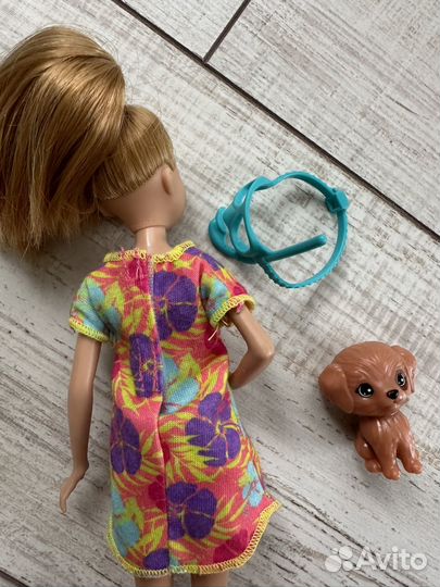 Барби barbie челси chelsea с питомцем GRT89