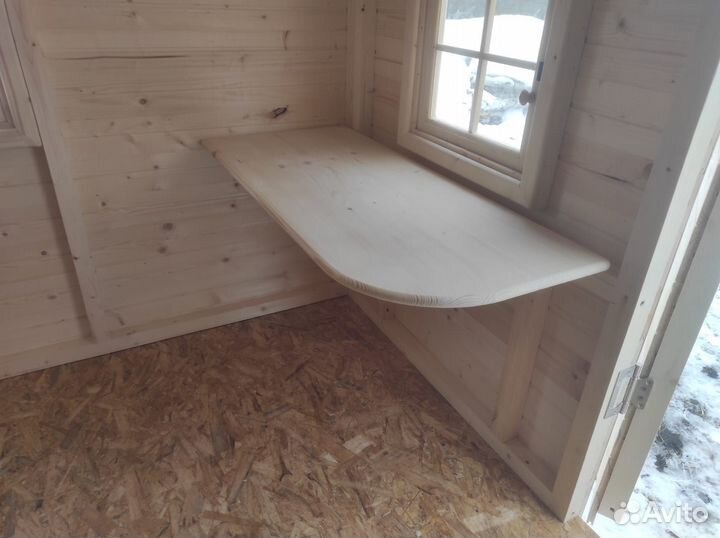 Деревянный игровой домик для детей