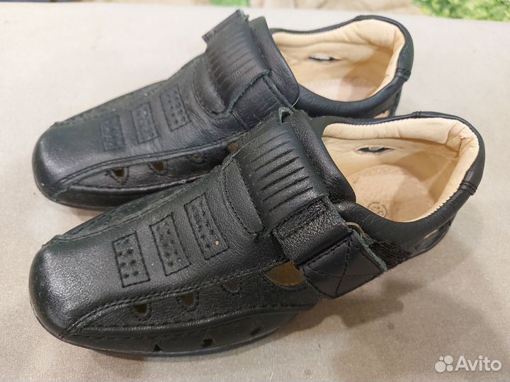 Кожаные туфли для мальчика