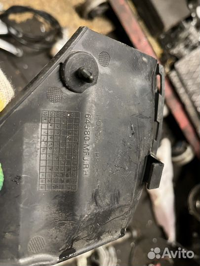 Cbr600rr 07-12 внутренний пластик левый